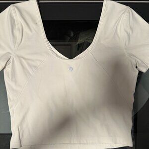 Lululemon Align short sleeve shirt cropped